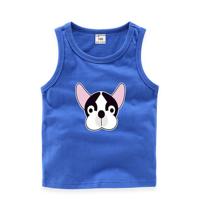 Παιδικό καθημερινό αμάνικο μπλουζάκι για αγόρια και κορίτσια σε διάφορα χρώματα