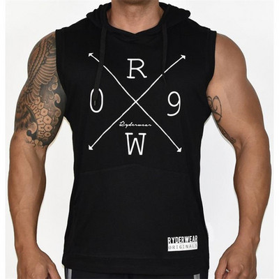 Casual αντρικό t-shirt σε τρία χρώματα με κουκούλα