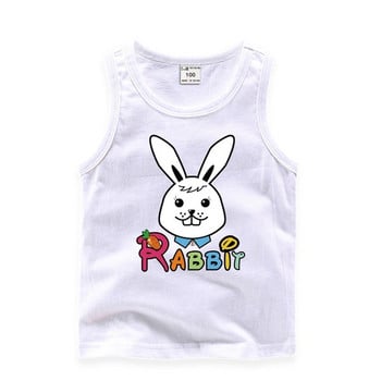 Παιδικό καθημερινόαμάνικο μπλουζάκι για αγόρια και κορίτσια σε διάφορα χρώματα