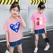 Modern gyerekpóló flitteres díszítéssel több modellben