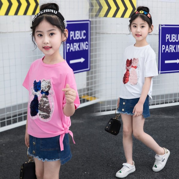 Modern gyerekpóló flitteres díszítéssel több modellben