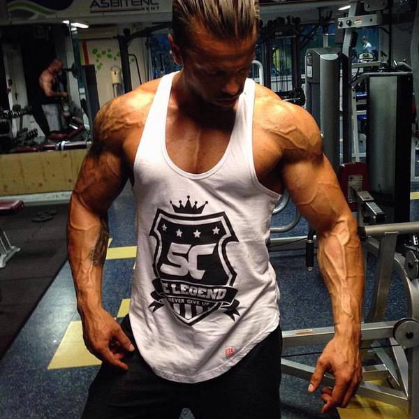 Modern férfi felső három színben rátéttel