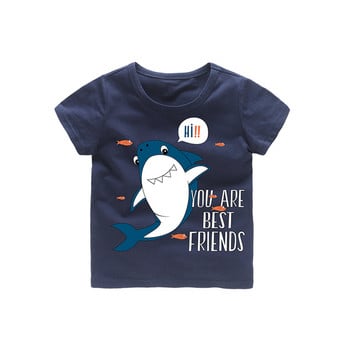 Μοντέρνα παιδική μπλούζα για αγόρια σε τέσσερα χρώματα