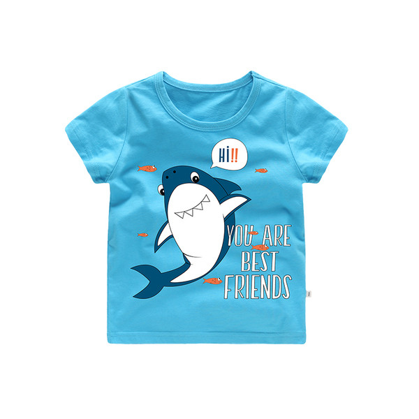 Tricou pentru copii modern pentru baieti in patru culori