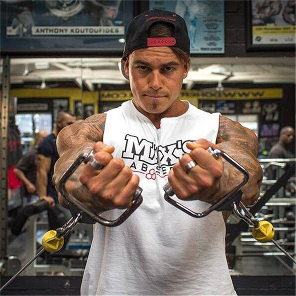 Μοντέρνο ανδρικόαμάνικο μπλουζάκι με άσπρο και μαύρο χρώμα