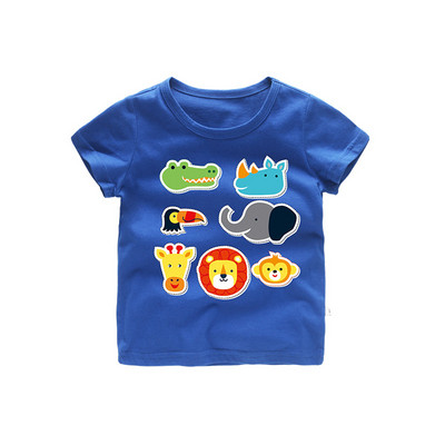 Παιδικό καθημερινό μπλουζάκι για αγόρια σε τέσσερα χρώματα