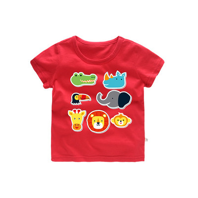 Παιδικό καθημερινό μπλουζάκι για αγόρια σε τέσσερα χρώματα