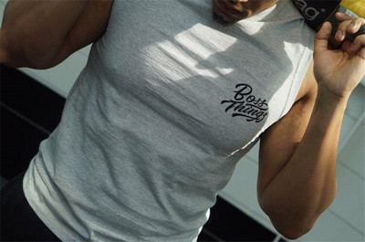 Napi férfi felső két színben felirattal