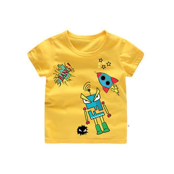 Детска тениска за момчета с къс ръкав в четири цвята