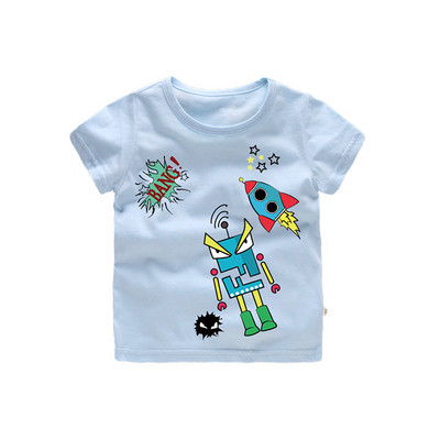 Παιδικό T-shirt για αγόρια με κοντό μανίκι σε τέσσερα χρώματα