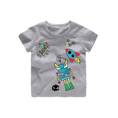 Παιδικό T-shirt για αγόρια με κοντό μανίκι σε τέσσερα χρώματα