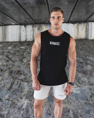 Modern férfi felső két színben felirattal