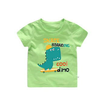 Παιδικό T-shirt για αγόρια με επιγραφές με εφαρμογή σε τέσσερα χρώματα