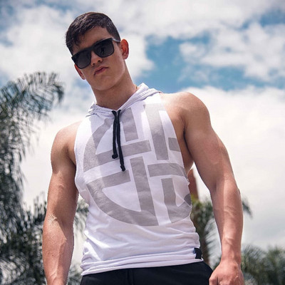 Modern férfi felső, kapucnival, három színben