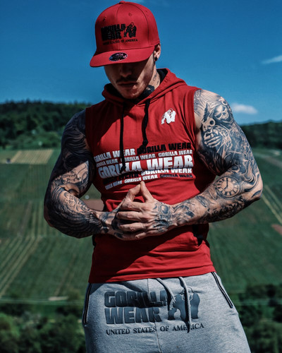 Μοντέρνο ανδρικό αμάνικο μπλουζάκι με δύο μοντέλα