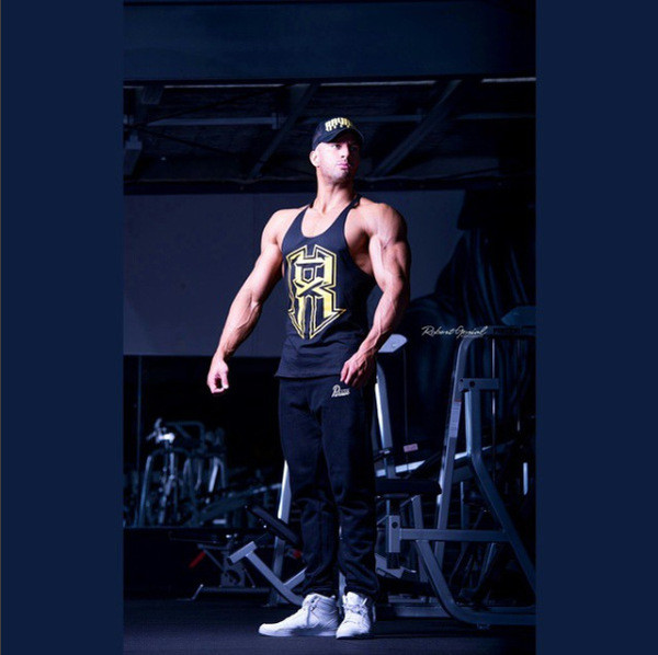 Casual ανδρικά αμάνικα μπλουζάκια σε τρία χρώματα με εφαρμογές