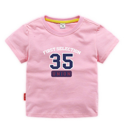 Παιδικό μπλουζάκι για αγόρια και κορίτσια με επιγραφές σε διάφορα χρώματα