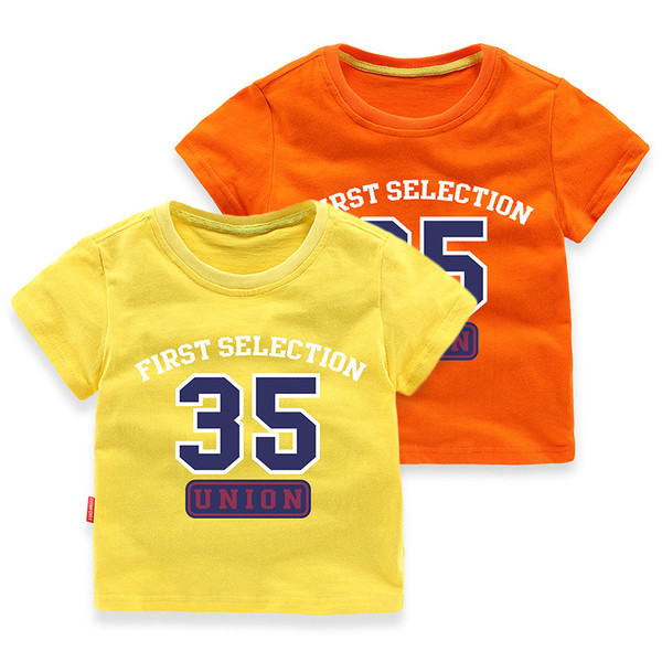 Παιδικό μπλουζάκι για αγόρια και κορίτσια με επιγραφές σε διάφορα χρώματα