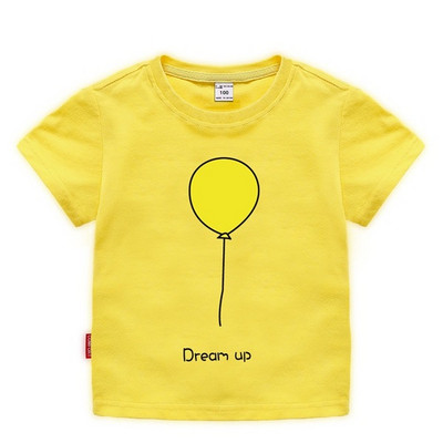 Детска тениска за момчета и момичета с апликация в няколко цвята