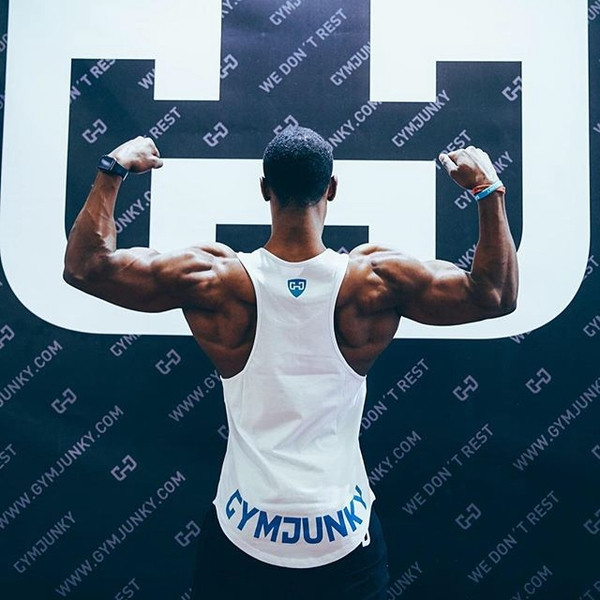 Férfi sportcipő két színben felirattal