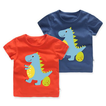 Παιδικό μπλουζάκι για αγόρια σε τρία χρώματα με εφαρμογές