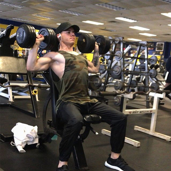 Ασύμμετρο καθημερινό ανδρικό μπλουζάκι σε τρία χρώματα