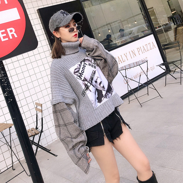 Модерни дамски къси панталони с висока талия и ципове в два цвята