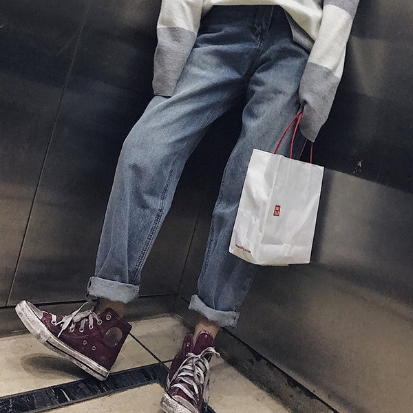 Blugi casual dama - model larg