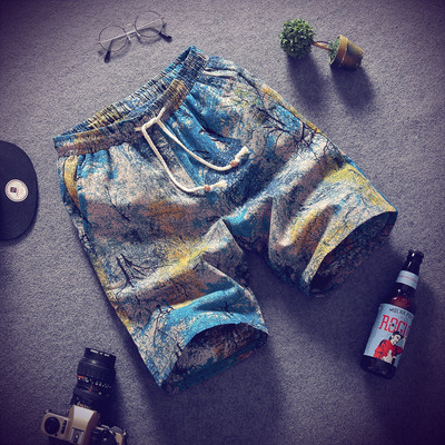 Мъжки къси шорти с с връзки в няколко модела