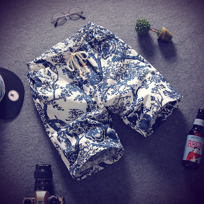 Мъжки къси шорти с с връзки в няколко модела