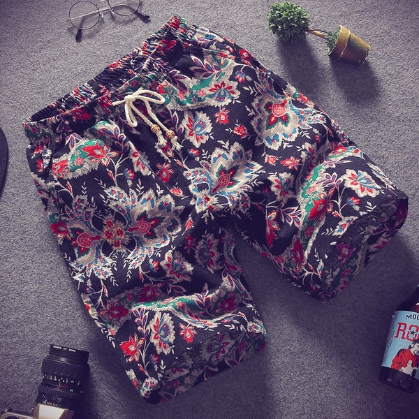 Мъжки къси шорти с с връзки в няколко модела