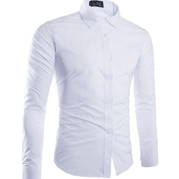 Класическа мъжка риза с дълъг ръкав в различни цветове