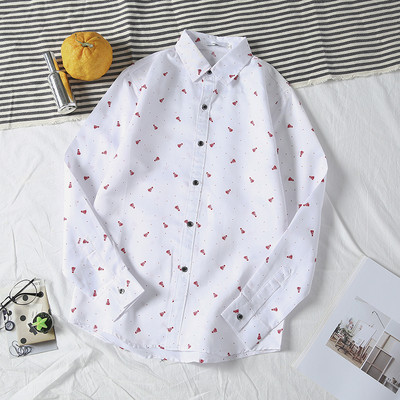 Cămașă modernă pentru bărbați cu model în trei culori