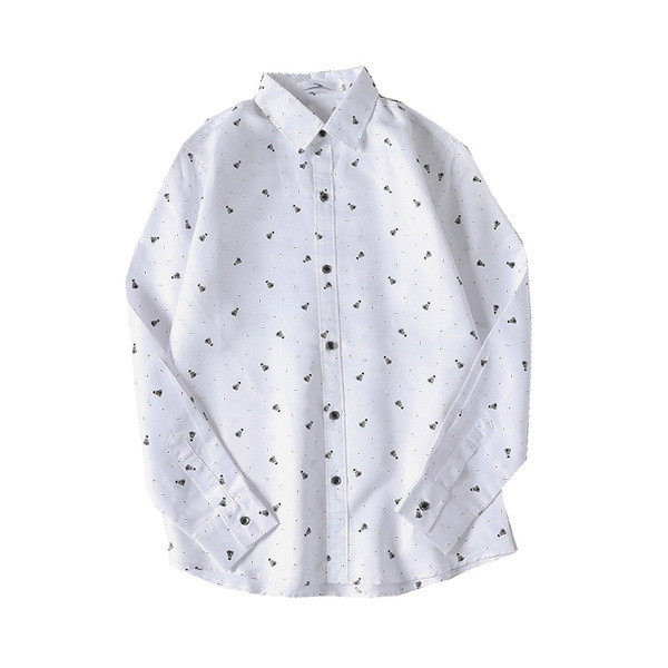 Мъжка модерна риза с десен в три цвята