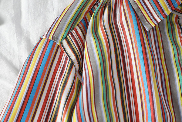 Цветна мъжка риза с дълъг ръкав