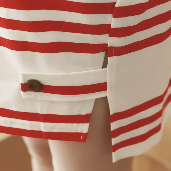 Ежедневна рокля за бременни жени в два цвята