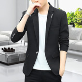 Stílusos férfi kabát két színben, dekoratív zsebbel