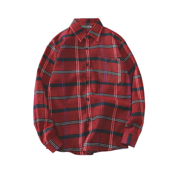 Памучна мъжка риза с дълъг ръкав в няколко цвята