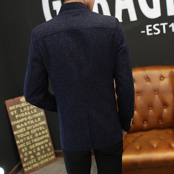 Modern férfi kabát négy színben, gombokkal