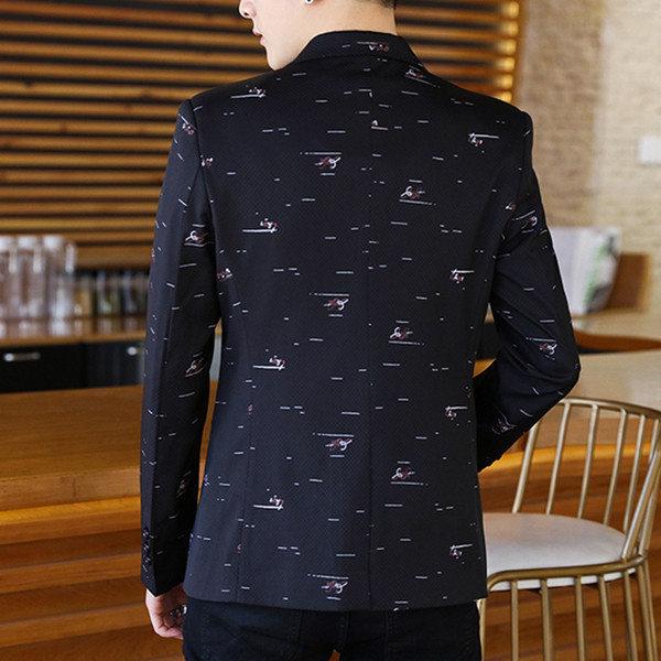 Стилно мъжко сако в три цвята с декоративни джобове