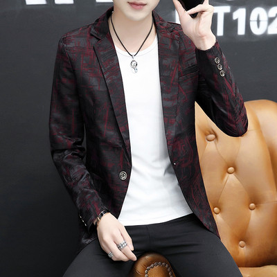 Стилно мъжко сако с копчета в четири цвята