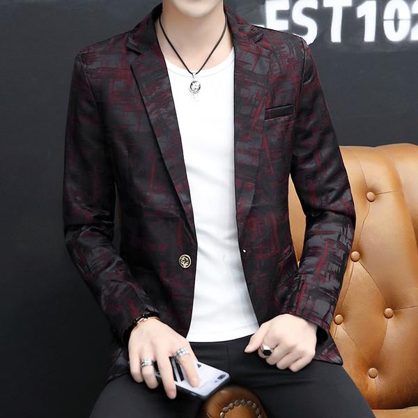 Стилно мъжко сако с копчета в четири цвята