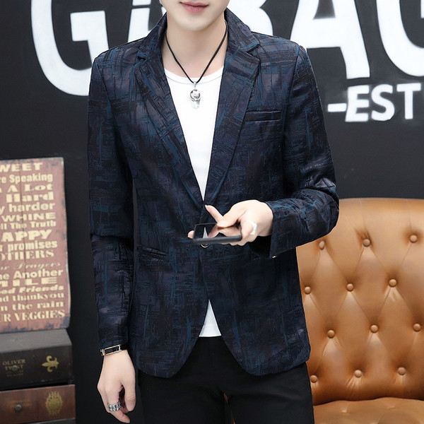 Стилно мъжко сако с копчета в четири цвята