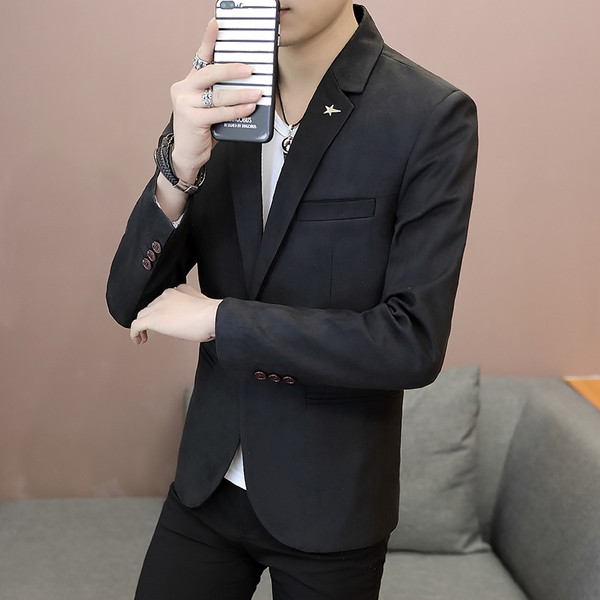 Мъжко изчистено сако в няколко цвята с копчета