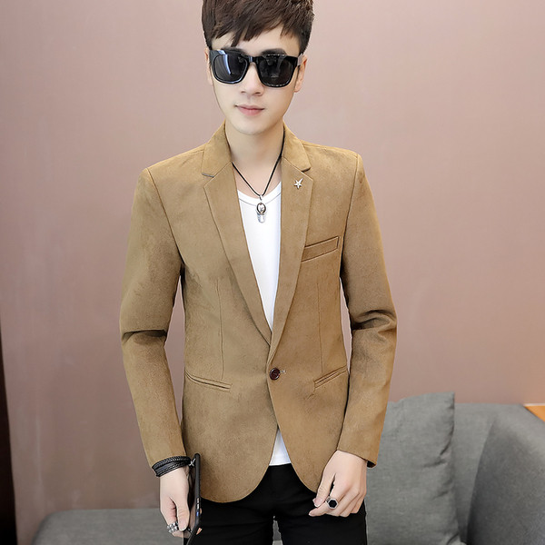 Мъжко изчистено сако в няколко цвята с копчета