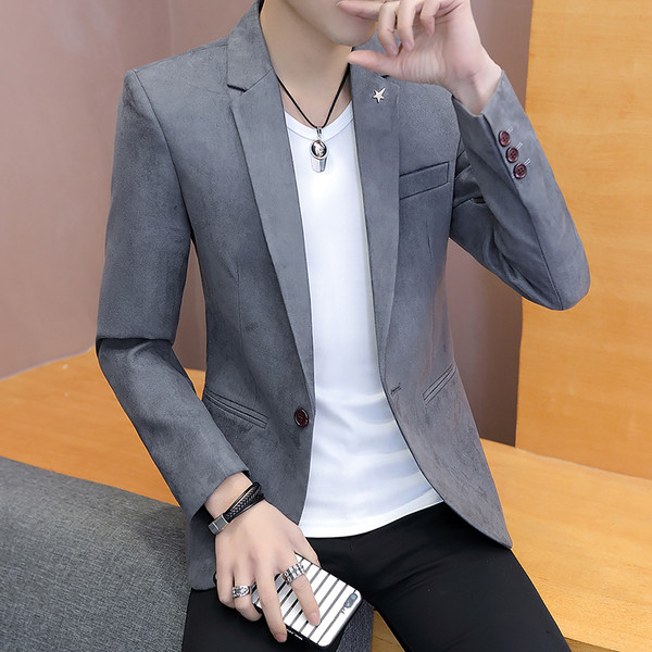 Мъжко изчистено сако в няколко цвята с копчета