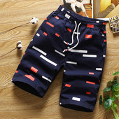 Мъжки къси панталони с  ластик в няколко цвята