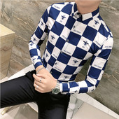 Актуална мъжка риза с дълъг ръкав в няколко цвята