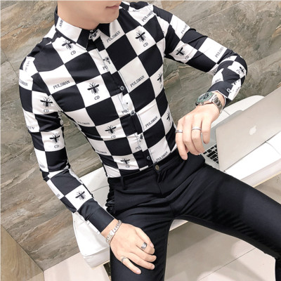 Актуална мъжка риза с дълъг ръкав в няколко цвята