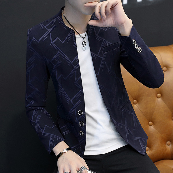 Стилно мъжко сако в два цвята с копчета